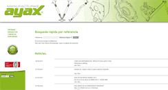 Desktop Screenshot of manufacturasayax.com